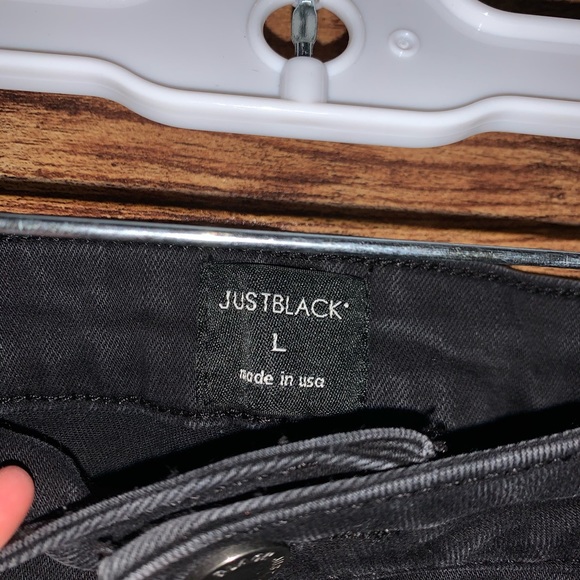 black Jean Skirt - Picture 3 of 4